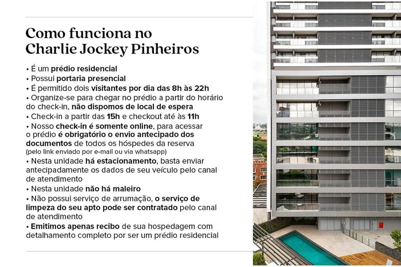 Appartement Charlie Jockey Pinheiros à São Paulo